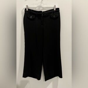 Rare find! Size O-R cropped WHBW black dress pants